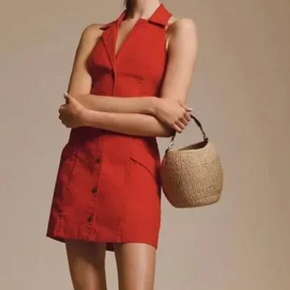 Anthropologie Maeve T-Back Blazer Mini Dress, Size XS - Picture 1 of 7